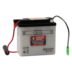 Canada Proof 6N4B-2A/UNIV Flooded powersports battery