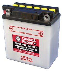 Canada Proof CB3L-A Flooded powersports battery
