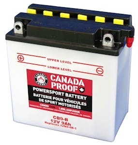 Canada Proof CB9-B Flooded powersports battery