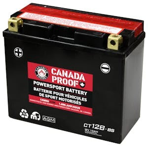 Canada Proof CT12B-BSAGM AGM powersports battery