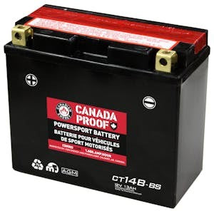 Canada Proof CT14B-BSAGM AGM powersports battery