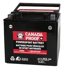 Canada Proof CTX30L-BSAGM AGM powersports battery