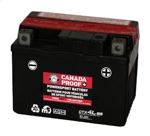 Canada Proof CTX4L-BSAGM AGM powersports battery
