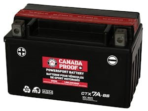 Canada Proof CTX7A-BSAGM AGM powersports battery
