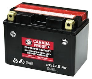 Canada Proof CTZ12S-BSAGM AGM powersports battery
