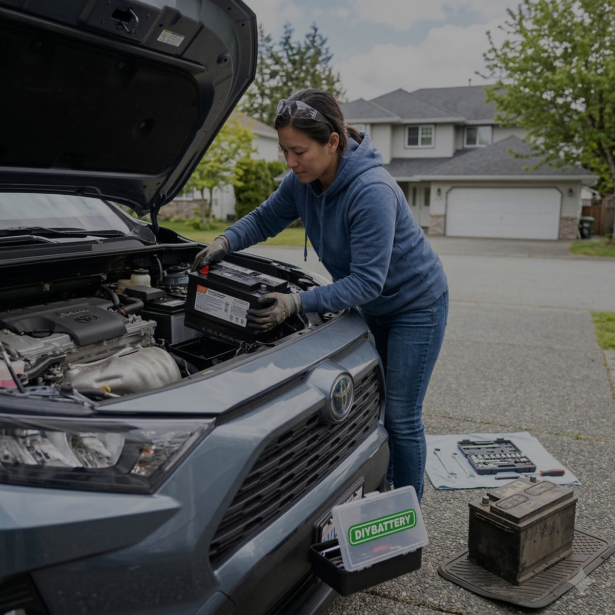 A DIY battery replacement at home