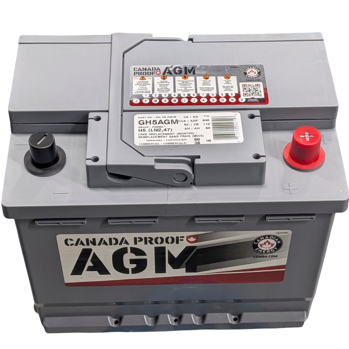 Group H5 AGM Battery - 600 CCA | DIY-GH5AGM