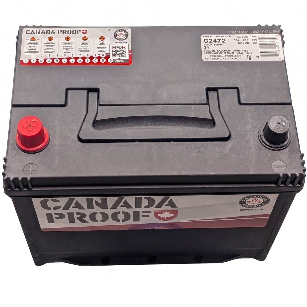 Group 24 Battery - 700 CCA | DIY-G2472