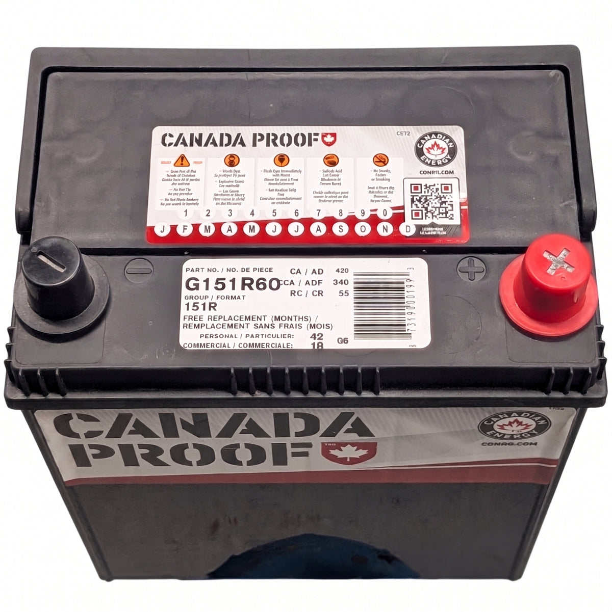 Group 151R Battery - 340 CCA | DIY-G151R60