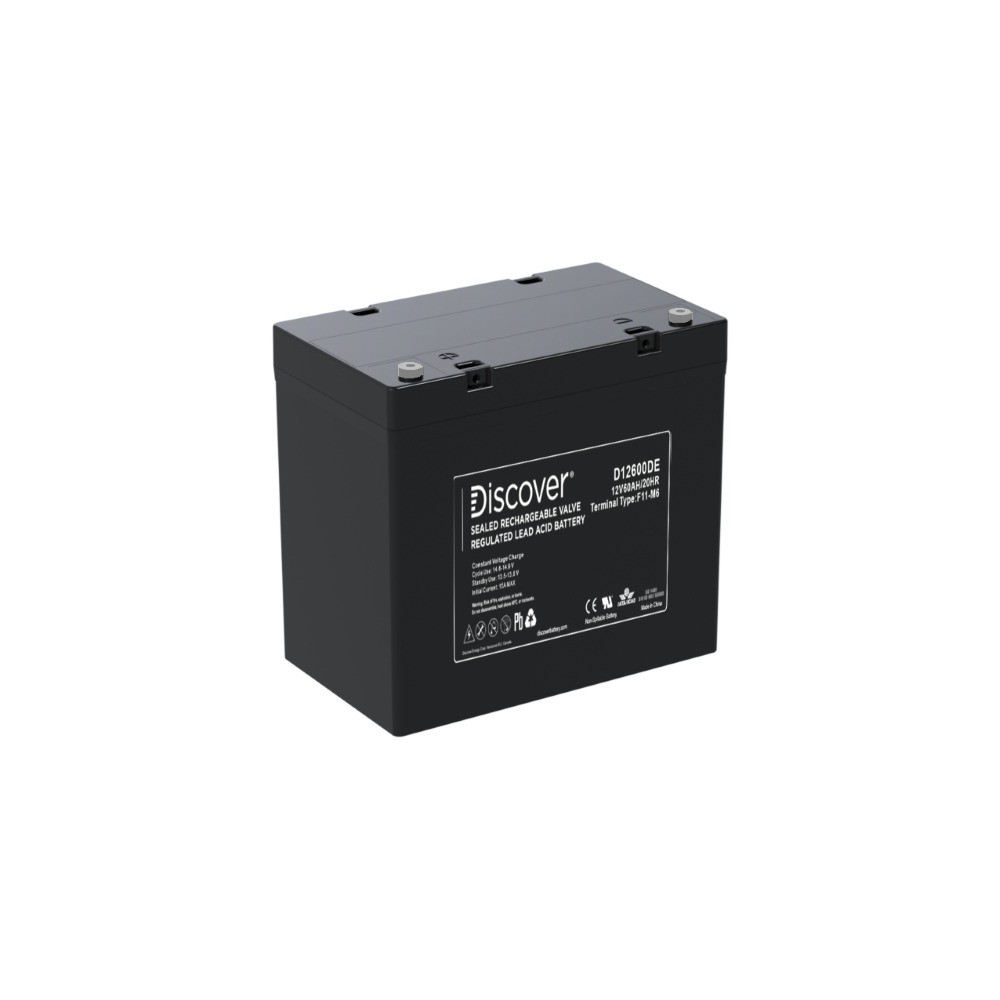 Sealed Lead Acid Battery 60AH - 12V AGM Deep Cycle | DIY-D12600DE