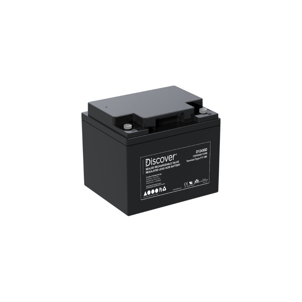 Sealed Lead-Acid Battery 48AH - 12V AGM Deep Cycle | DIY-D12450D