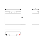 Sealed Lead Acid Battery 18AH - 12V AGM Deep Cycle | DIY-D12180D