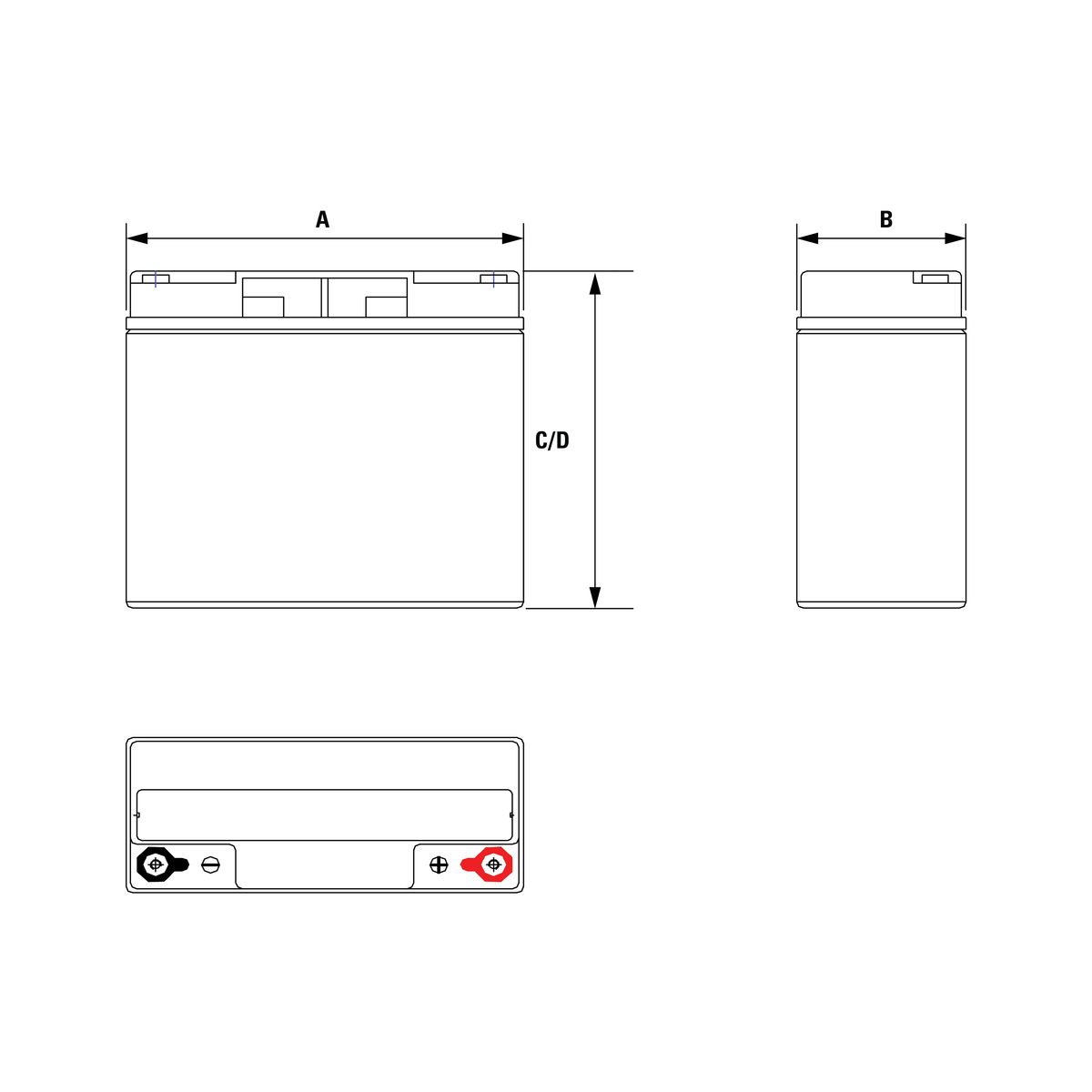 Sealed Lead Acid Battery 18AH - 12V AGM Deep Cycle | DIY-D12180D