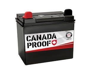 Canada Proof GBU1 Group U1 250 CCA starting battery — manufacturer image